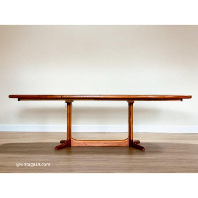 Double Extending Dining Table from Skoby, Denmark, 1960s For Sale - Image 17 of 17