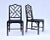 Vintage Chinese Chippendale Dining Chairs, Set of Eight, Lacquered For Sale In Philadelphia - Image 6 of 16