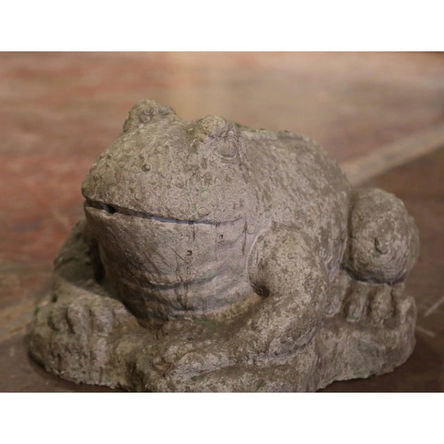 Decorate an outside front door or a backyard with this large "Crapaud" (French for toad). Crafted in southern France and...