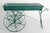 Traditional Large Green Wood and Metal Garden Flower Cart For Sale - Image 3 of 12