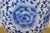 Early 20th Century 2 Chinese Chinoiserie Blue & White Lotus Flower Planters Cachepots Jardinières For Sale - Image 9 of 16