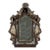 Late 18th Century Italian Venetian Hand Carved Wood Mirror W/ Putti & Drapery For Sale