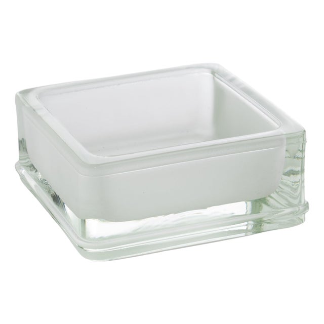 Lumax Molded Glass Ashtray, Desk Accessory Catchall, Design by Le Corbusier For Sale