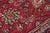 Shabby Chic Retro Persian Tabriz Red/Beige Wool Rug - 9'11'' X 13'2'' For Sale - Image 3 of 10