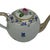 White Vintage Herend Blue Garland PBG Model 1605 Small Porcelain Teapot Rose Finial Spout Chip Hungary C. 1980s For Sale - Image 8 of 9