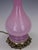 Antique 19th Century French Pink Opaline Glass Baluster Table Lamp, 1870 For Sale - Image 9 of 15