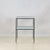 DESIGN FRERES Chic 'Équilibre' Blackened Steel & Glass Side Table on Casters by Design Frères For Sale - Image 4 of 9