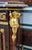 French Louis XVI Style Sideboard – Heavy Wood, Marble Top, Gilded Bronze & Central Scenic Panel For Sale - Image 4 of 5