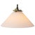 French White Mat Opaline Glass and Brass Pendant Light For Sale - Image 7 of 9