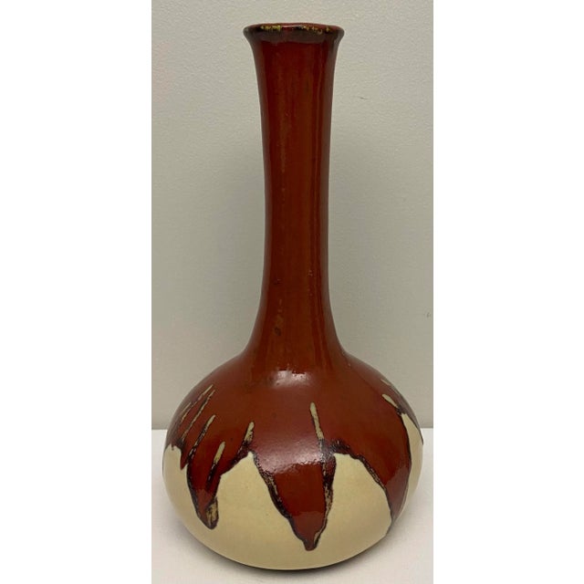 Southwest Native American Style Ceramic Flower Vase For Sale - Image 10 of 10