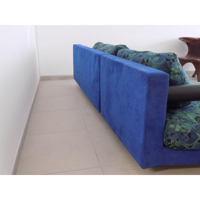 Textile Postmodern Sity Sofa by Antonio Citterio for B&B, Italy, 1986, Set of 2 For Sale - Image 7 of 10