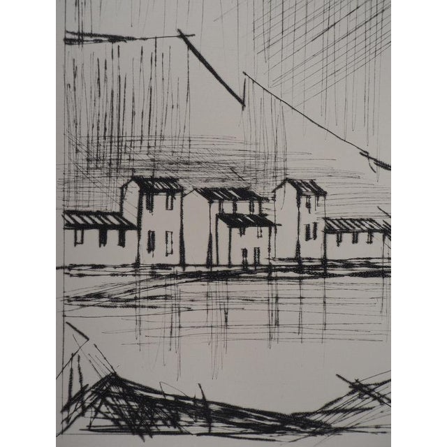 Bernard Buffet (1928-1999) Amalfi Coast (Naples) Original drypoint etching On vellum 38 x 28 cm Not signed REFERENCES :...