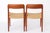 1960s Large Danish Teak Dining Chairs Model 75 with Papercord Seats by Niels Otto (N. O.) Møller for J.L. Møllers, 1950s, Set of 8 For Sale - Image 5 of 12