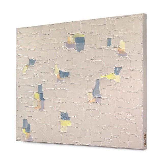 Contemporary No Answer - Original Textured Modern Abstract Acrylic Painting on Canvas For Sale - Image 3 of 9