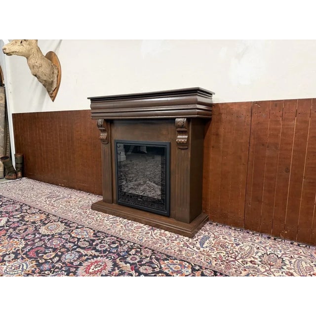 English Decorative Fireplace in Wood For Sale - Image 4 of 18