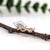 Interlocking Design Natural Diamond Wedding Band: Solid 14k Gold, Size 6.75 For Sale - Image 4 of 7