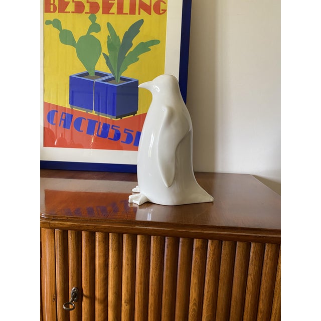 Ceramic Penguin Sculpture, Italy, 1980s For Sale - Image 11 of 17