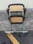 Mid 20th Century Pair of Marcel Breuer Cesca Style Black and Chrome Chair With Caned Seat and Back by Cidue For Sale - Image 10 of 11