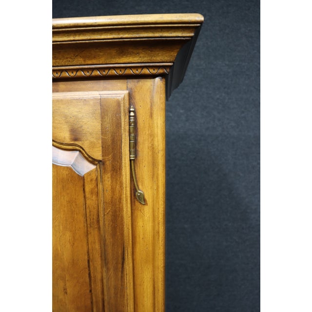 Ethan Allen Cherry French Provincial Linen Press Armoire For Sale In Philadelphia - Image 6 of 17