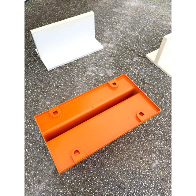 Plastic Shelves by Marcello Siard for Kartell, 1970, Set of 7 For Sale - Image 7 of 8