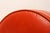 Mid-Century Modern Orange Pouf / Foot Stool / Ottoman For Sale - Image 12 of 16