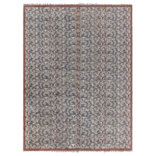 Doris Leslie Blau Mid-20th Century Swedish Pile Rug by Konstfliten, Gothenburg For Sale