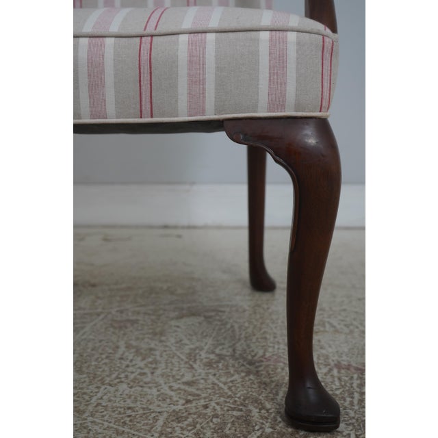 Pair of Kittinger Mahogany Queen Anne Style Arm Chairs For Sale - Image 11 of 18