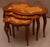 Art Deco Marquetry Inlay Nesting Tables - Set of 3. For Sale In Los Angeles - Image 6 of 6
