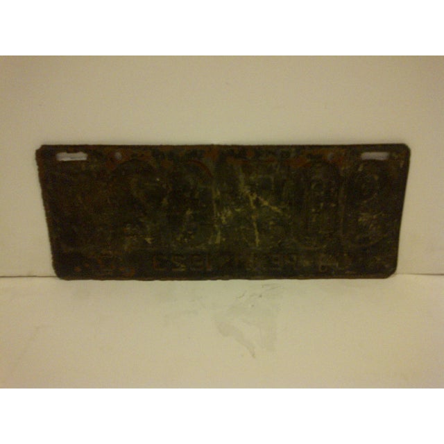 Vintage Automobile License Plate - Pennsylvania - 1923 | Chairish