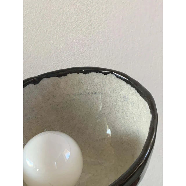 Design Freres Black and White Cyclope Lamps - Set of 2 For Sale - Image 9 of 11