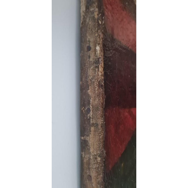 Art Deco Genre Scene, 20th Century, Oil on Canvas For Sale - Image 14 of 17