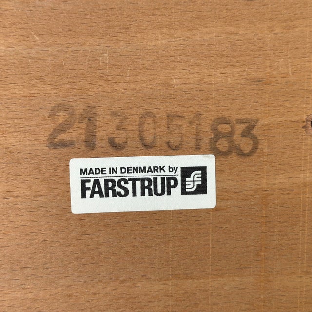 Vintage Farstrup Danish Modern Dining Side Chair For Sale - Image 10 of 12