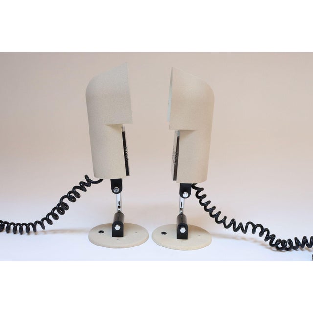 Mid-Century Modern Pair of Vintage Italian "Pala" Wall Scones by Danilo & Corrado Aroldi for Luci For Sale - Image 3 of 18