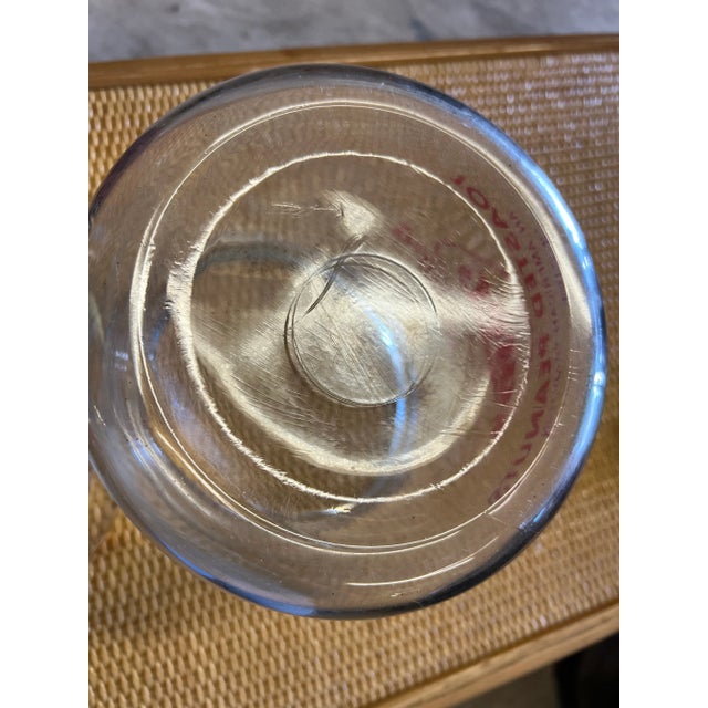 Mid-Century Modern 1950s Red Tom's Peanut Grocery Store Display Advertisement Jar For Sale - Image 3 of 6