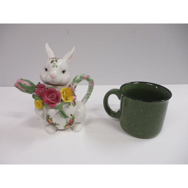 Royal Albert Rose and Rabbit Tea Pot For Sale - Image 6 of 12