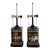 Mid-Century Frederick Cooper Tole Tea Canister Chinoiserie Table Lamps-a Pair For Sale