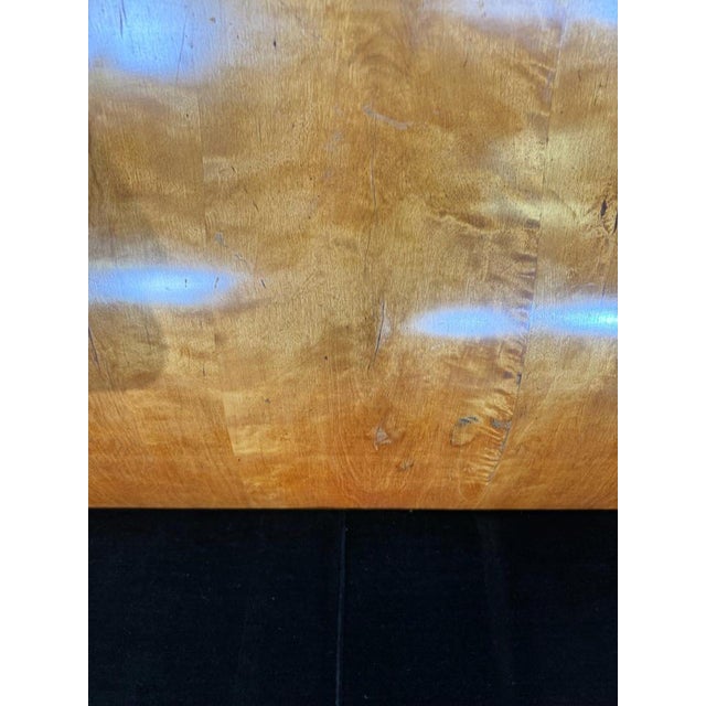 15th Century & Earlier Bench in Birch Veneer, Russia, Early 19th Century For Sale - Image 5 of 13