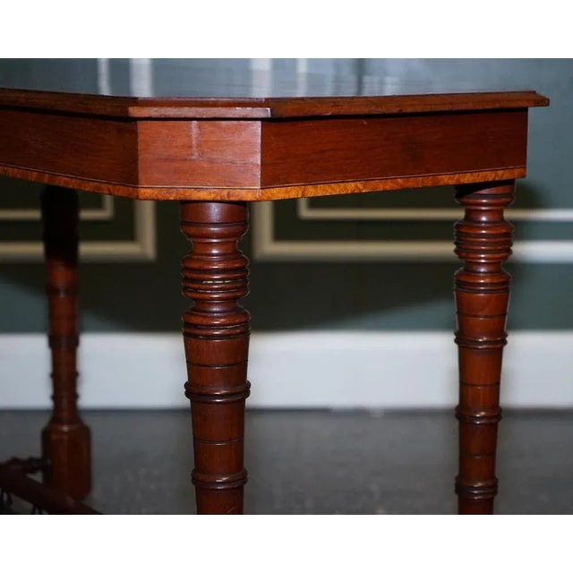 Victorian Carved Walnut Whatnot Console Table, 1920s For Sale - Image 11 of 18