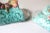 Italian Pair of Italian Ceramic Majolica Pottery, Grapes, Aqua Turquoise Blue Wall Pocket Vase Planters For Sale - Image 3 of 11