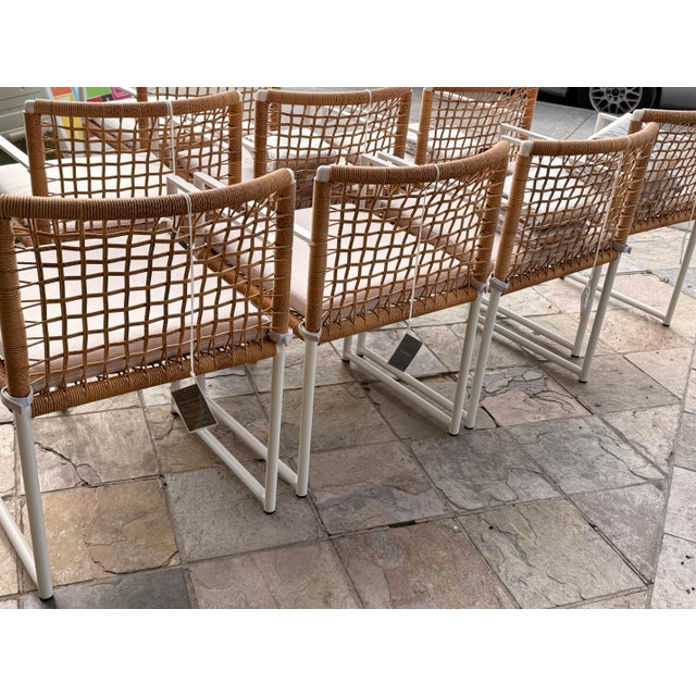 Harbour Outdoor Loop Dining Chairs, Set of Eight For Sale - Image 4 of 12