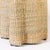 Woven Reed Ghost Drapery Console With Flat Back For Sale - Image 9 of 9