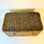 1980s Vintage Boho Chic Arts & Crafts Coastal Large Woven Jute Wicker & Bentwood Storage Lidded Basket For Sale - Image 16 of 18