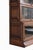 Brown Mission Style Oak Barrister Bookcase 5 Stack-Leaded Glass in Micheals Cherry For Sale - Image 8 of 18