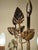 Hollywood Regency Gilded and Cream Rose and Bellflower Chandelier, Italy, 1960s For Sale - Image 12 of 16
