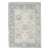 21st Century Oriental Hand Knotted Pastel & Cool Grey Turkish Oushak Rug 6'5" X 8'7" For Sale