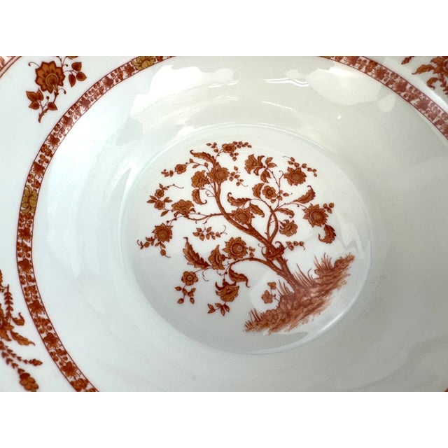 1960s Haviland Limoges “Tehran” Porcelain Serving Bowl For Sale - Image 10 of 12