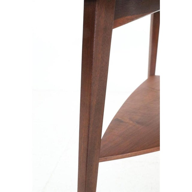 Danish Walnut Side Table by Jørgen Aakjær Jørgensen for Møbelintarsia, 1960s For Sale - Image 15 of 18