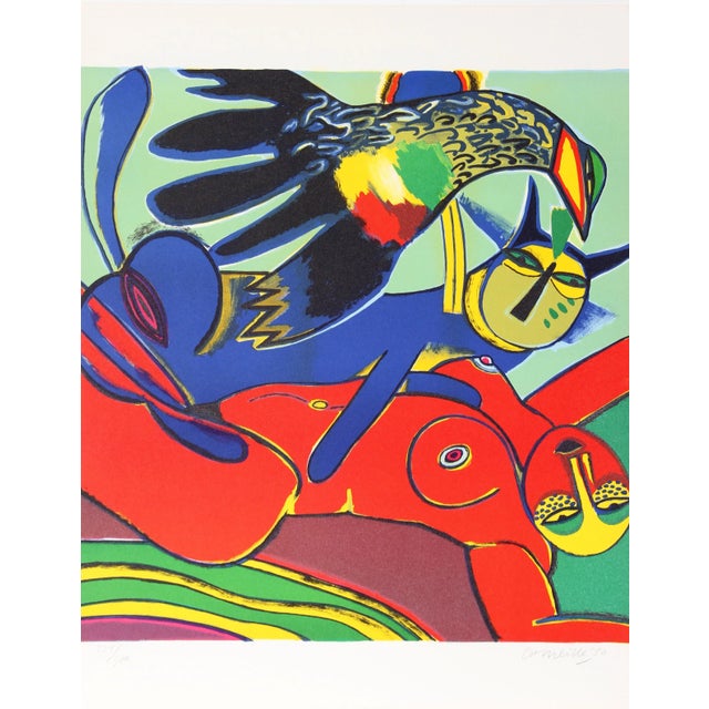 Corneille - Elle Se Donne a l'Ete Lithograph For Sale