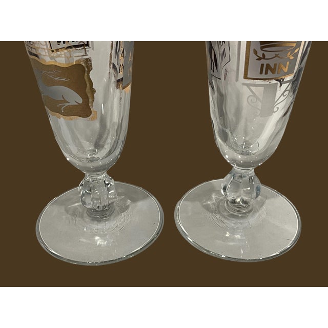 Libbey Glass Co. Vintage Libbey Tavern Pilsner Glasses- Set of 2 For Sale - Image 4 of 5