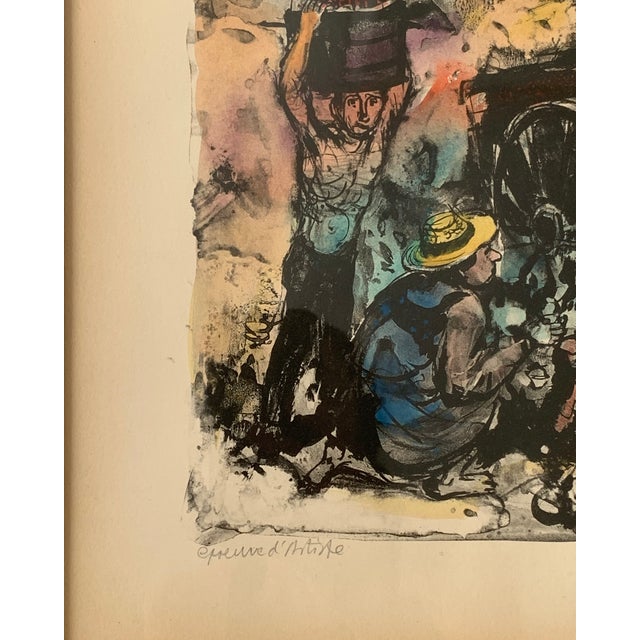 1960's Original Artist's Proof Lithograph by Walter Spitzer For Sale - Image 6 of 12
